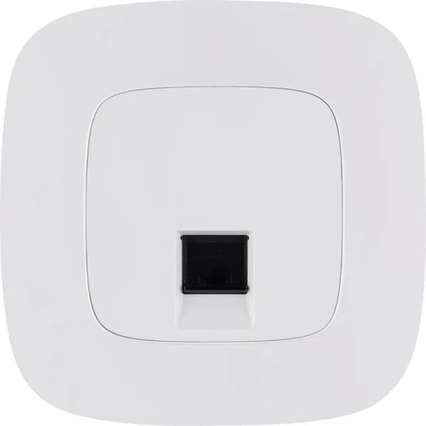 Розетка компьютерная 1-м Valena Allure RJ45 кат.5E UTP с лицев. панелью механизм бел. Leg 753740