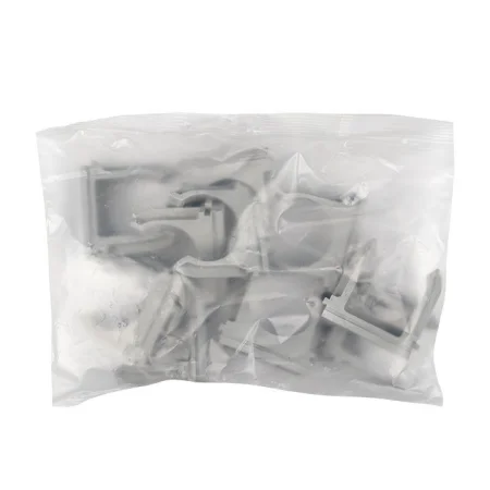 Держатель для труб (клипса) d32мм сер. (уп.10шт) Plast EKF derj-z-32n-r