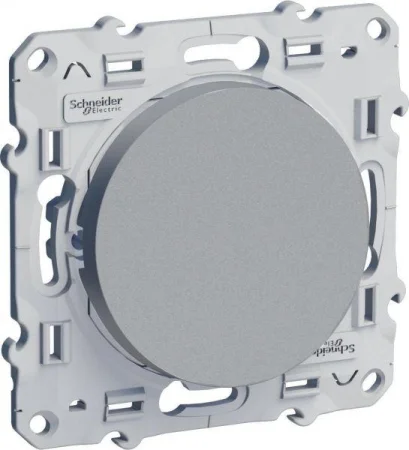 Переключатель проходной 1-кл. СП Odace 10А IP21 (сх. 6) механизм алюм. SchE S53R203