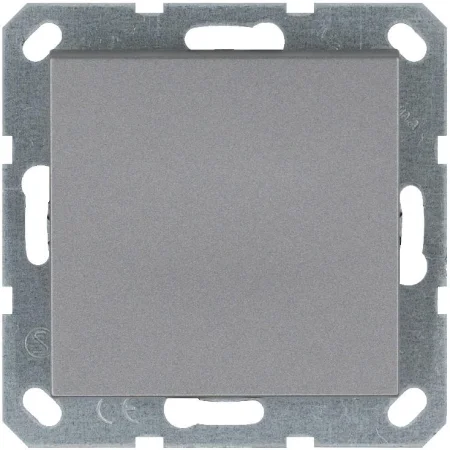 Переключатель проходной 1-кл. 10А IP20 механизм алюм. Jasmart G3012S