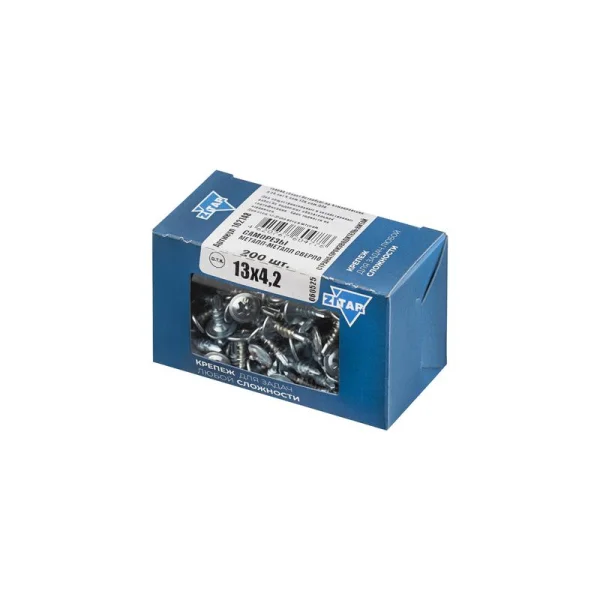 Саморез для тонкого метал. листа со сверлом 4.2х13 (уп.200шт) коробка Tech-Krep 102148