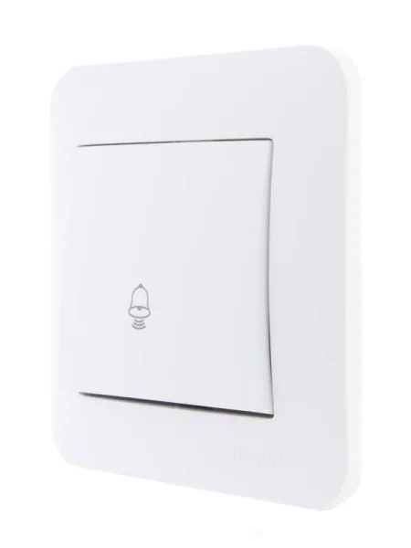 Механизм кнопки звонка 1-кл. 1п СП Karina 10А IP20 бел. LEZARD 707-0288-103