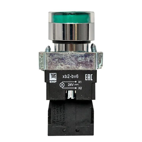Кнопка BA31 с подстветкой 24В зел. NO PROxima EKF xb2-bw31-24