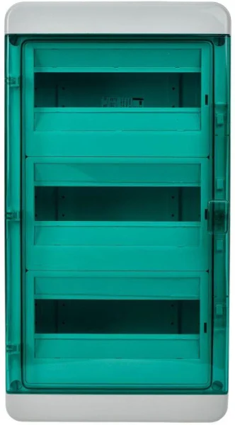 Корпус пластиковый КМПн-36 IP65 зел. прозр. дверь TEKFOR IEK TF5-KP72-N-36-65-K03-K06