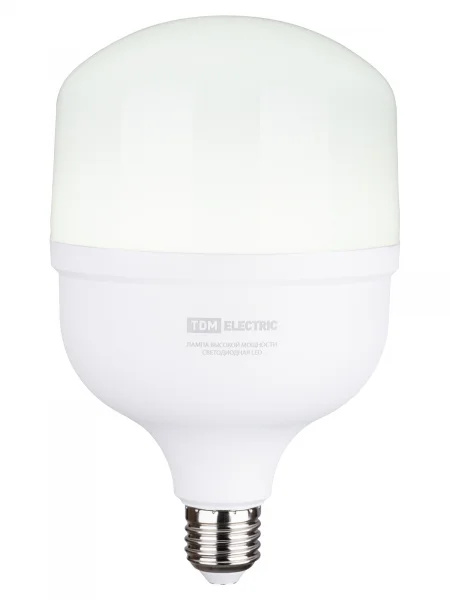 Лампа светодиодная T 40 Вт, 230 В, 6500 К, E27 (120x190 мм) TDM
