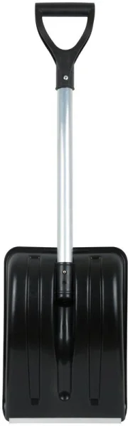Лопата для уборки снега "Актив-Авто" 365х260х900мм укороченный съемный алюм. черенок; пластик. 68106