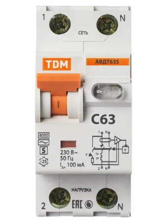 АВДТ 32 C63 100мА TDM