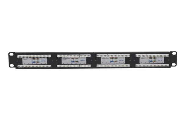 Патч-панель 19 1U кат.5E неэкранир. 24 порта RJ45 Dual IDC TOKOV ELECTRIC TKE-PP-5E-1U-24P-UTP