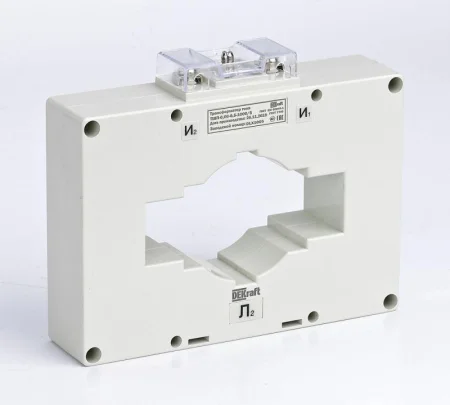 Трансформатор тока ТШП-0.66 0.5 1000/5 10В.А d60мм DEKraft 50150DEK