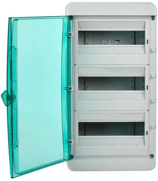 Корпус пластиковый КМПн-36 IP65 зел. прозр. дверь TEKFOR IEK TF5-KP72-N-36-65-K03-K06