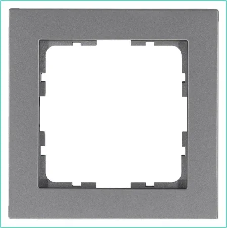 Рамка 1-м G-Classic алюм. Jasmart G1001S