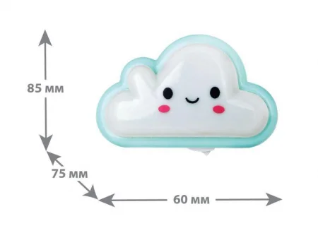 Светильник светодиодный NL-178 "Облако" ночник с выкл. 220В Camelion 12534