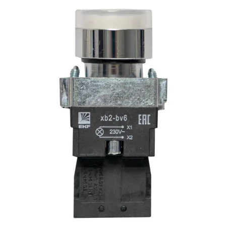 Кнопка BA21 с подстветкой 230В бел. NO PROxima EKF xb2-bw21-230