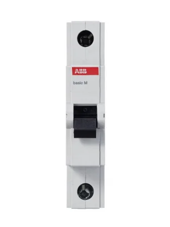Выключатель автоматический модульный 1п C 6А 4.5кА Basic M BMS411C06 ABB 2CDS641041R0064