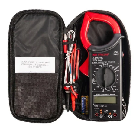 Клещи токовые цифровые KT 266C "PROLINE" КВТ 79132