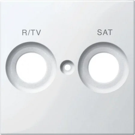 Плата Merten центральная с маркир. R/TV И SAT полярно бел. SchE MTN299819