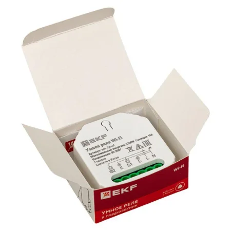 Реле в подрозетник 2-канальное Умное Wi-Fi Connect EKF ssh-2g-wf