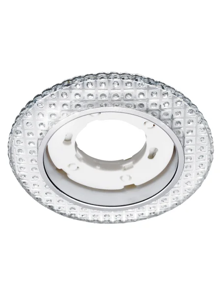 Светильник встраиваемый СВ 03-17 GX53 230В LED подсветка 5 Вт зеркальный/хром TDM