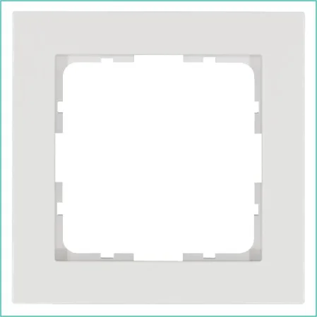 Рамка 1-м G-Classic бел. глянцевый Jasmart G1001W