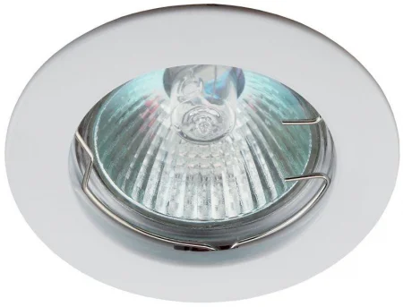 Светильник KL1 WH литой MR16 12В 50Вт бел. ЭРА C0043653