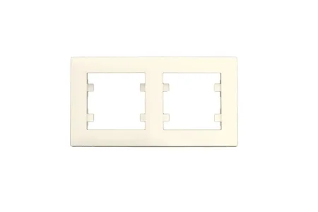 Рамка 2-м Karea RIZZ крем Makel 88010702
