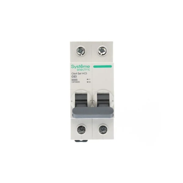 Выключатель автоматический 2п City9 Set (АВ) С 63А 6кА 230В SE C9F36263