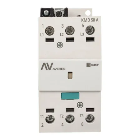 Контактор КМЭ 50А кат. 400В AC AVERES EKF ctr-s-50-00-400-av