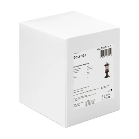 Светильник Mifi 1х40Вт E27 IP44 ландшафтный Voltega VGL7211FL-01BR