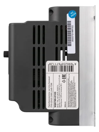 Преобразователь частоты базовый ПЧб-02H20 230В 2,2кВт TDM Преобразователь частоты базовый ПЧб-02H20 230В 2,2кВт TDM