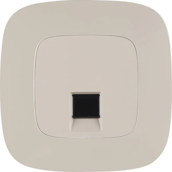 Розетка компьютерная 1-м Valena Allure RJ45 кат.5E UTP с лицев. панелью механизм сл. кость Leg 753840