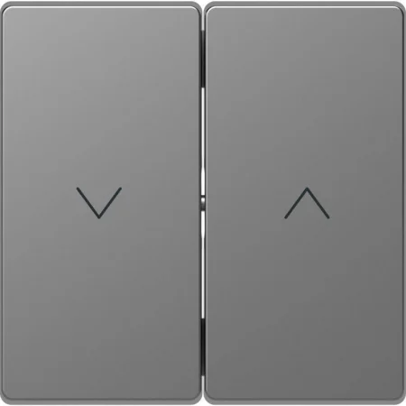 Клавиша-кнопка Merten D-Life для жалюзи SD нерж. сталь SchE MTN3855-6036