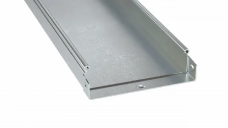 Лоток листовой  неперфорированный 50х150 L4000  1.0мм цинк-ламель DKC SNV40515ZL