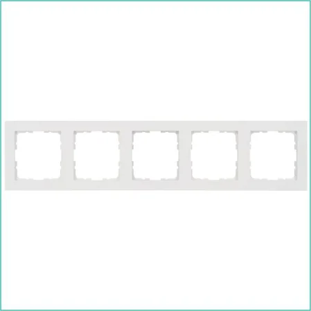 Рамка 5-м G-Classic бел. глянцевый Jasmart G1005W