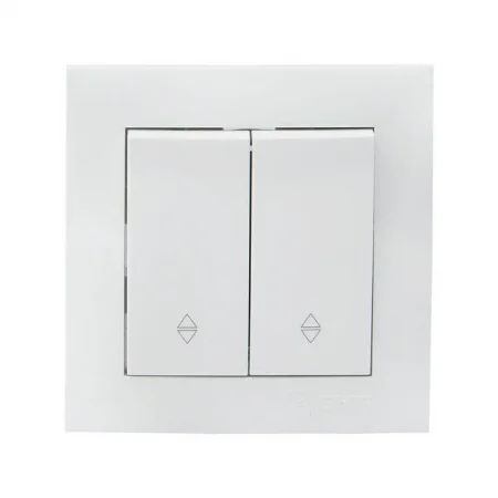Переключатель проходной 2-кл. СП Валенсия 10А IP20 бел. PROxima EKF EWV10-027-10