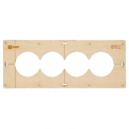 Комплект шаблонов для подрозетников d82мм Expert EKF sh-d82-k
