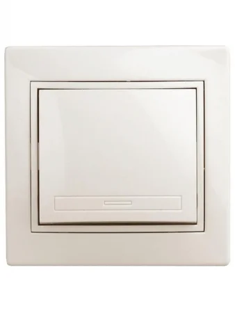 Выключатель 1-кл. СП Plano 10А IP20 1-101-02 250В сл. кость Intro Б0027596
