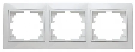 Рамка 3-м СП Plano 1-503-01 гор. бел. Intro Б0027627