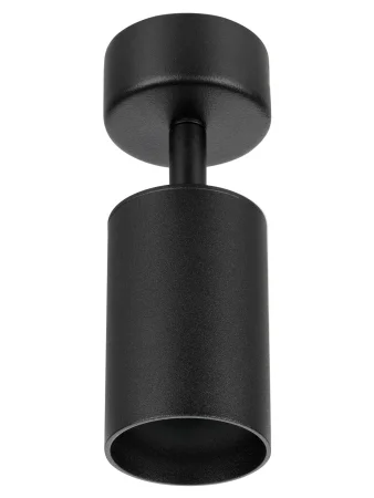 Светильник-спот поворотный 40 Вт, GU10, 230 В, 50 Гц, IP20, "Ирис", черный, TDM