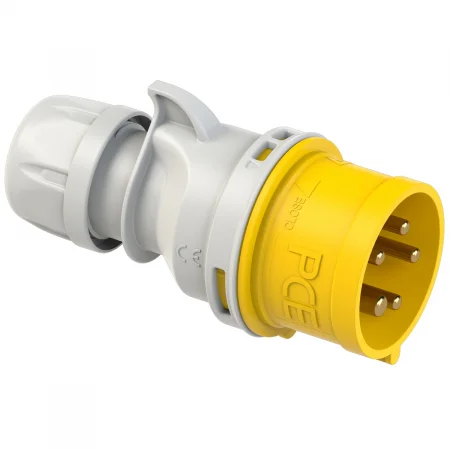 015-4 PCE Вилка кабельная 16А/110V/3P+N+E/IP44