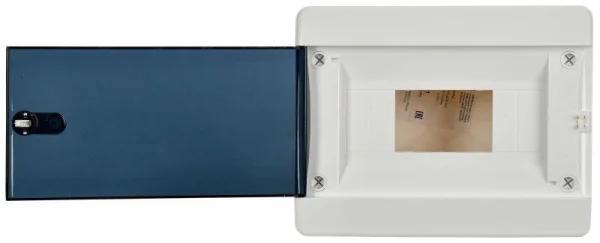 Корпус пластиковый ЩРН-П-8 IP41 черн. прозр. дверь UNION Compact IEK UIC-KP12-N-08-41-K01