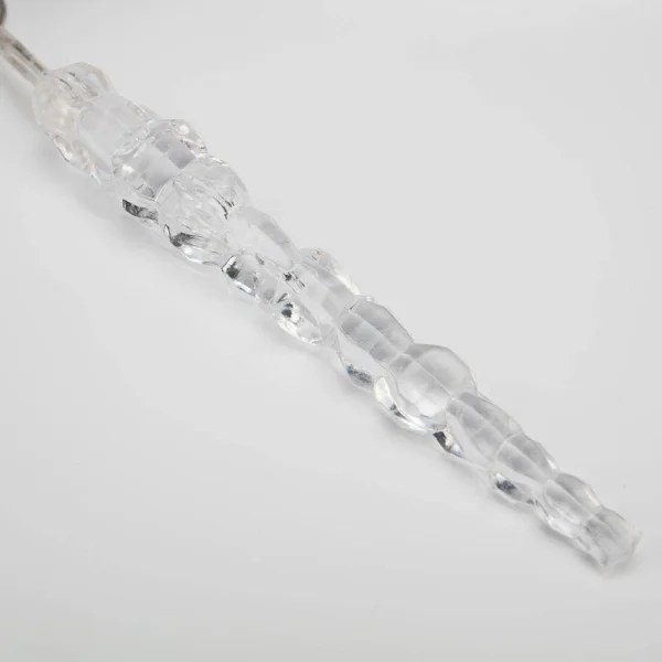 Гирлянда "Айсикл" (бахрома) "Сосульки" 1.5х0.25м LED тепл. бел. провод прозр. Neon-Night 303-067