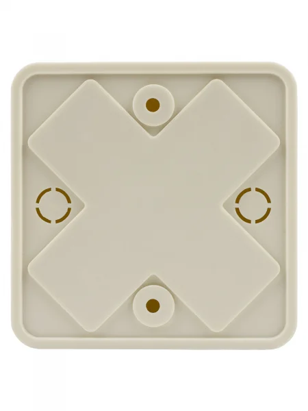 Коробка распаячная КР 75х75х28 ОП, сл. кость, IP40, инд. штрихкод TDM