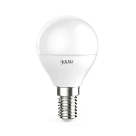 Лампа светодиодная Elementary Globe E14 8Вт 4100К Gauss 53128