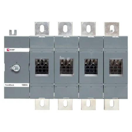 Рубильник 4п 1000А без рукоятки управления TwinBlock EKF tb-s-1000-4p