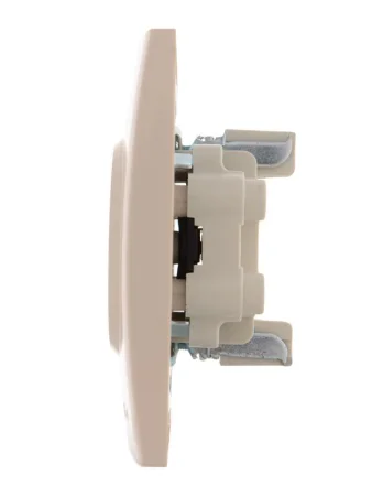 Розетка 2-м СП KARINA 16А IP20 без заземл. термопласт крем. LEZARD 707-0300-128B