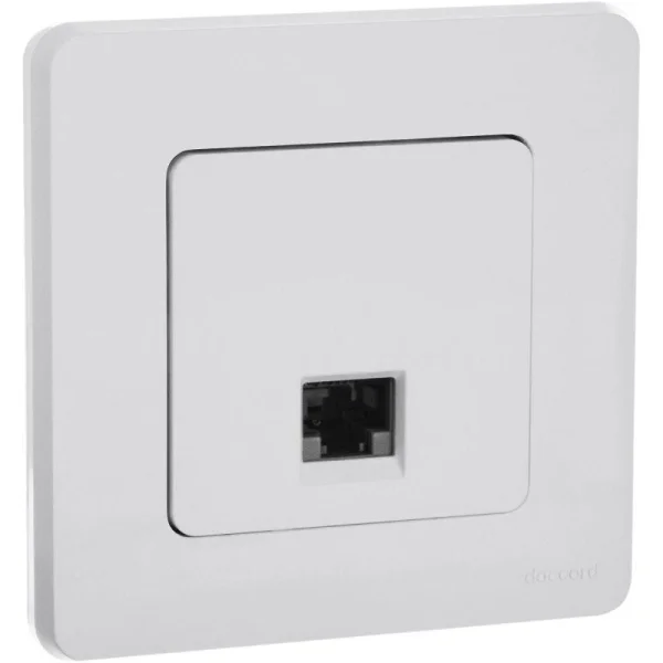 Розетка информационная RJ45 Inspiria CAT.6 UTP бел. Leg 673830