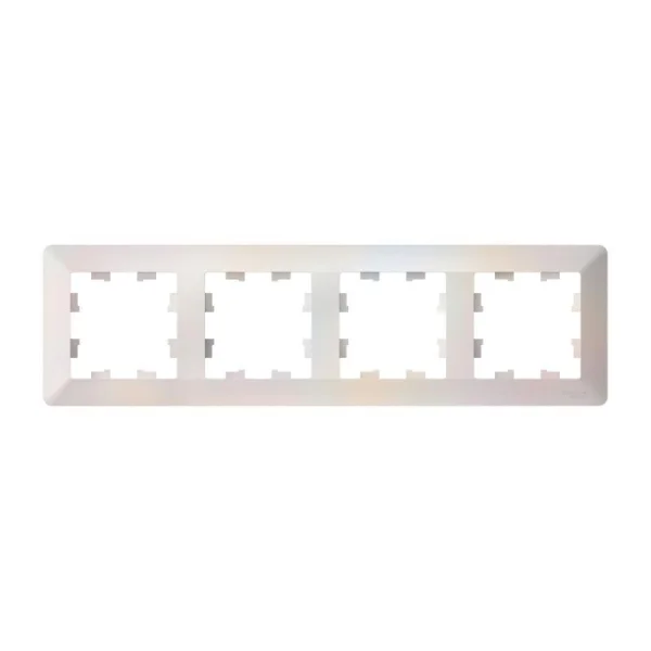 Рамка 4-м AtlasDesign Air жемчуж./дым. бел. SE ATN220404