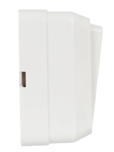 Выключатель 2-кл. ОП Октава 10А IP20 ВС20-2-1-ОБ с индикацией бел. IEK EVO21-K01-10-DC