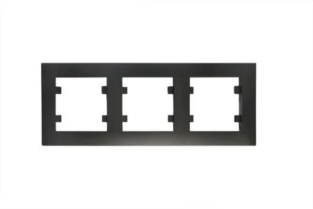 Рамка 3-м Karea RIZZ STAR чер. Makel 88054703