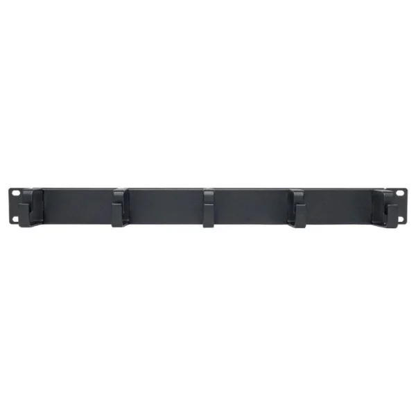 Органайзер кабельный TERACOM PRO 1U 5 колец черн. EKF TRP-1CO-5R-M-BK